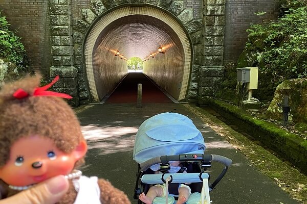 弥彦公園のトンネル